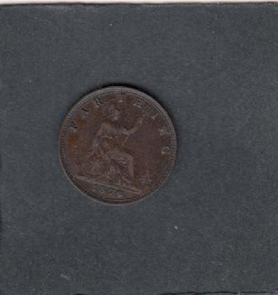 Beschrijving: 1 Farthing  VICTORIA
